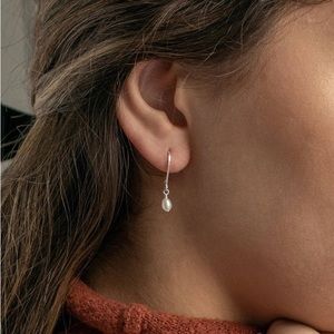 Pearl Earrings · Dangle Earrings · Silver Earrings